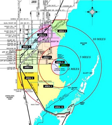 Map of Turkey Point Nuclear Generating Station