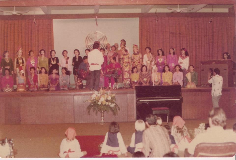 Group photo from Subud in Jakarta, Indonesia, likely 1970s