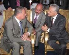 Russian Deputy Prime Minister Igor Sechin with Gulftainer co-owner Hamid Jafar